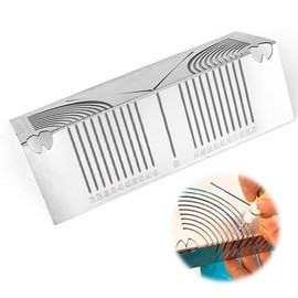 2024 Newest Precision Flex Angle & Arc Marking Tool, Adjustable Linear Arc Dual-Purpose Scriber for Metalworking,Construction,Drawing Ruler,Tube Pipe Bending & Welding Tool(Large 11in/23mm)