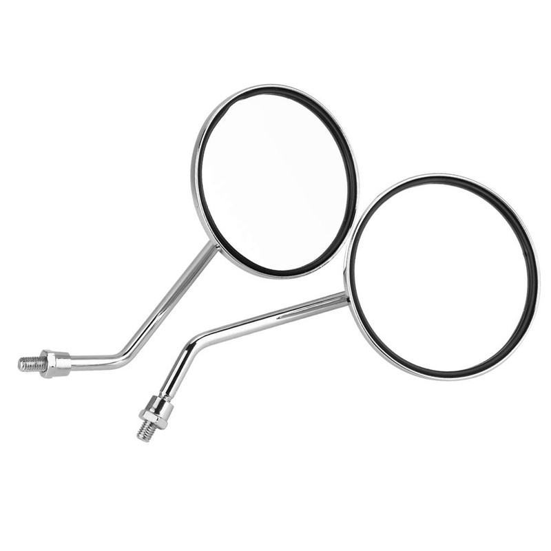 8mm Scooter Mirrors, 1 Pair 8mm Right and Left Motorcycle