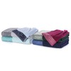 AmeliaHome Bath Towel 100% Cotton Border 500 g/m² Crea, 50x90
