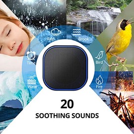 Magicteam Sound White Noise Machine with 20 Non Looping Natural Soothing Sounds and Memory Function 32 Levels of Volume Powered by AC or USB and Sleep