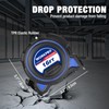 WORKPRO 16FT Tape Measure, 2Pcs Heavy Duty Retractable Tape Measurement,