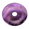 Morella Ladies' Necklace 80 cm with Doughnut Gemstone Pendant in