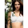 Ulla Popken Ladies’ Relief Bra, Non-Wired, Rhinestone Pendant, C–G Cup