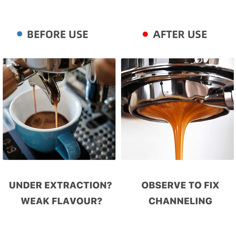 CAPFEI Bottomless Portafilter 54 mm Compatible with Sage/Breville Barista Express,
