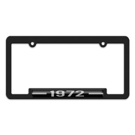 1972 Classic Car & Truck License Plate Frame. Antique Automobile year models.