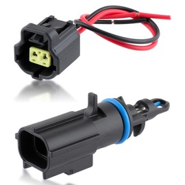 AUTOKAY 56028364AA Air Charge Temperature Sensor Fit for Jeep Wrangler Liberty Grand Cherokee Commander for Dodge Ram 1500 Journey Dakota Avenger For Chrysler Sebring 300 200 2001-2020 W/Wire Harness