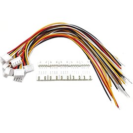 20 Sets JST XH2.54 4Pin Wire Cable Plug Connector, XH 2.54mm Pitch 4Pins Male Female with 20cm Wire 26AWG
