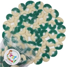 FirstChoiceCandy Gummy Rings Candy (Blue Raspberry, 4.5 Pound (Pack of 1))