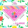 Easter Dog Bandanas 2 Pack, Hip Hop Egg Hunt Bunny