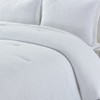 Chezmoi Collection Wilmer 3-Piece Waffle Weave Comforter Set - Soft