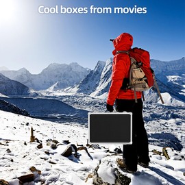 Starlink Mini Case,Aluminum Travel Case for Mini Starlink with Molded Foam for Mini Accessories, Lockable Storage Case Black