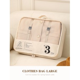 Lammcou Suitcase Organiser, 8-Piece Packing Cube Set, Packing Cubes, Clothes Bags, Packing Bags with Cosmetic Bag, Shoes Bag, Travel Essentials Organiser System for Holidays and Travel, Black