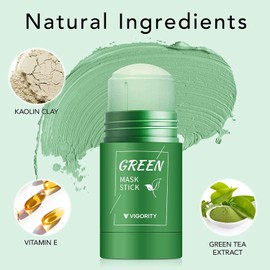 Bluemega Mascarilla en Barra para la Cara con Extracto de Té Verde