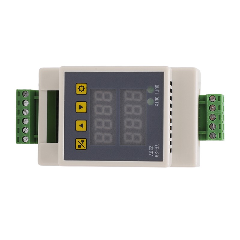Timer Module 2 Channel Accurate LCD Screen ABS Delay Module