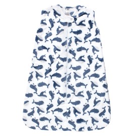 Hudson Baby Unisex Baby Plush Sleeping Bag, Sack, Blanket, Sleeveless Whale, 18-24 Months