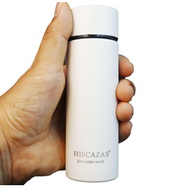 Thermos Flask, Small, Made of Dopper Stainless Steel, 150 ml, Mini Size Drinking Bottle (White)