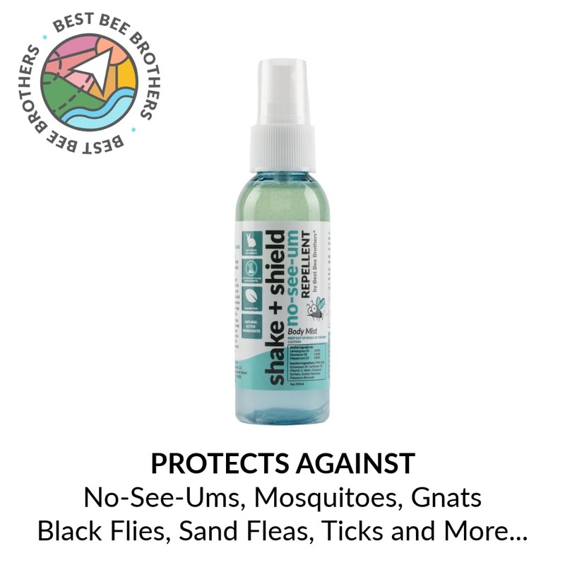 Best Bee Brothers Shake + Shield No-See-Ums Gnat Spray –