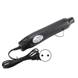 300W Electric Power Tool Hot Air Heat Gun Embossing Multi Purpose Heating (Black  )