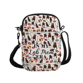 G2TUP Chocolate Labrador Lover Gift Lab Mom Era Makeup Bag Chocolate Labrador Owner Cosmetic Bag Labrador Mom Gift (Lab Mom Era S)