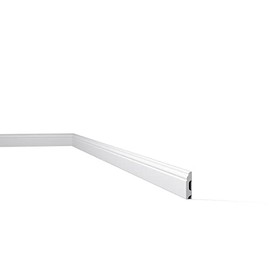FB1F WALLSTYL Skirting Board - 60 x 13 x 2000 mm - NOËL & MARQUET - A NMC Brand - Extruded High Density Polystyrene