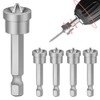 KornaDoz 5pcs 50mm PH2 Magnetic Drywall Screw Setter Bit Set,