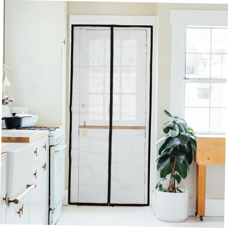 GRIRIW Mesh Cat Door Zipper Screen Door for Cat Dog