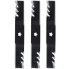 Qopaw 3 Pack Mower Blades for Many 54 in Deck