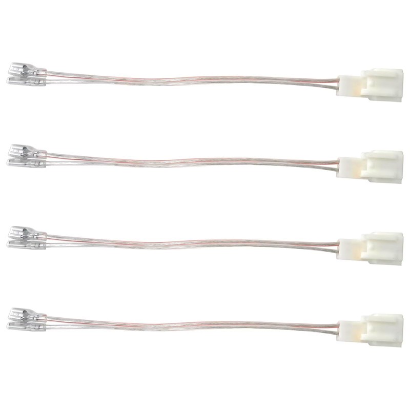 Xspeedonline New 4PCs Car Door Speaker Wiring Harness Adapter Connector