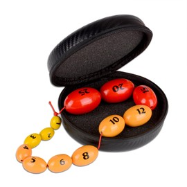 Skillssist Wooden Prader Orchidometer, Prader Balls, Endocrine Rosary for Endocrinologist and Pediatrician to Measuring Testis Scale