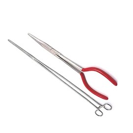 LAJA Imports Huge 24 Hemostats And 11 Needle Nose Pliers Long Reach And Finish