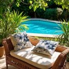 Vorysum Outdoor Cushion Weatherproof Cushion Covers 50 x 50 cm