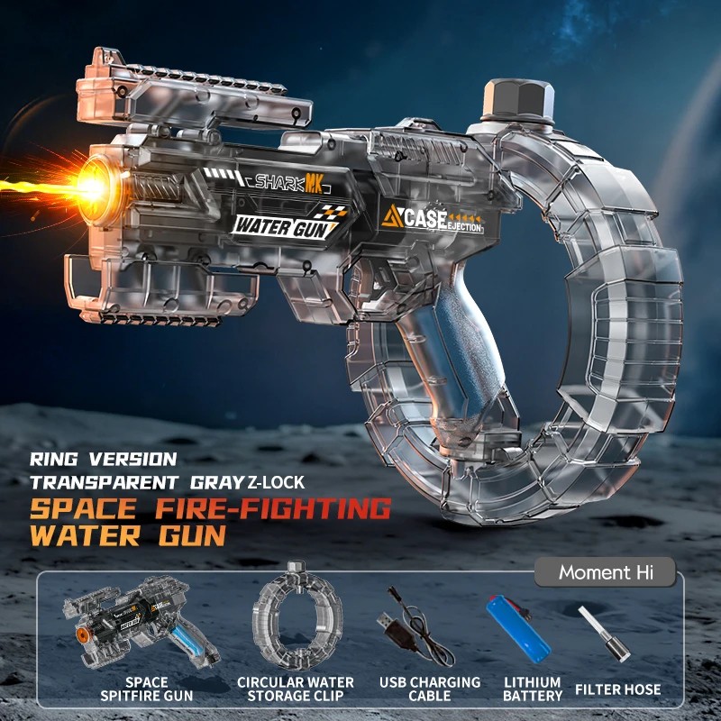 Electric Water Gun for Summer Outdoor Play – Automatic Water