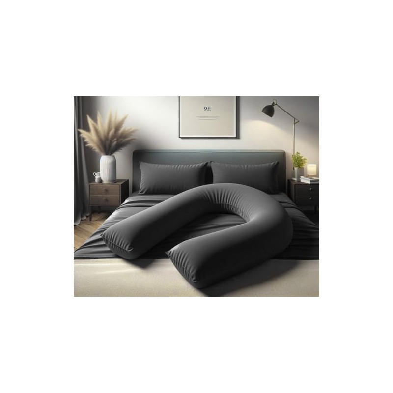 Velvet Stitch U Cover 9FT Polycotton U Shaped Back Support