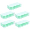 5Pcs Pens Storage Box Oblique Plane Stationery Organizer Pencil Cup