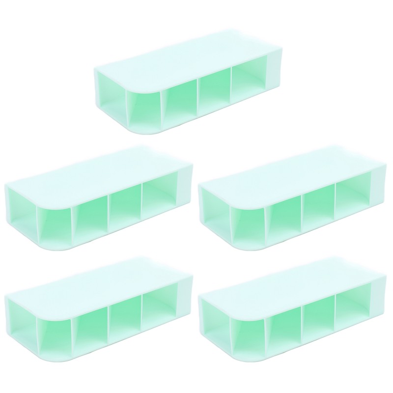 5Pcs Pens Storage Box Oblique Plane Stationery Organizer Pencil Cup