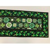 St Patrick's Day Green Gold Shamrock Quilted Dining or Coffee