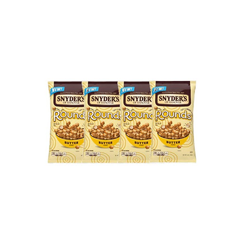 Snyder's of Hanover Mini Pretzel Rounds- Four 12 oz. Bags