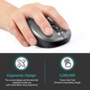 Leadsail Wireless Slim Cordless Mouse, 2.4G USB Mouse for Laptop,