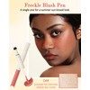 Blush Freckles Pen for Cheeks, 2 in 1 Dark Brown