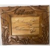Koa Wood Handcrafted Picture Frame, HAWAII Design 4"x6"