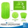 Reusable Microfibre Mop Pads Refills Compatible with Flash Power Mop,
