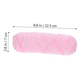 STOBOK Supple Comfortable Wool Scarf Worsted Weight Yarn Portable Crochet Yarn DIY Project