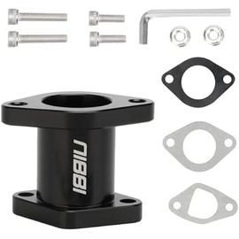 NIBBI Coleman intake manifold,for Coleman b200 ct200u bt200x Engine Performance Parts Upgrade Go Kart Mini Bike (Black)