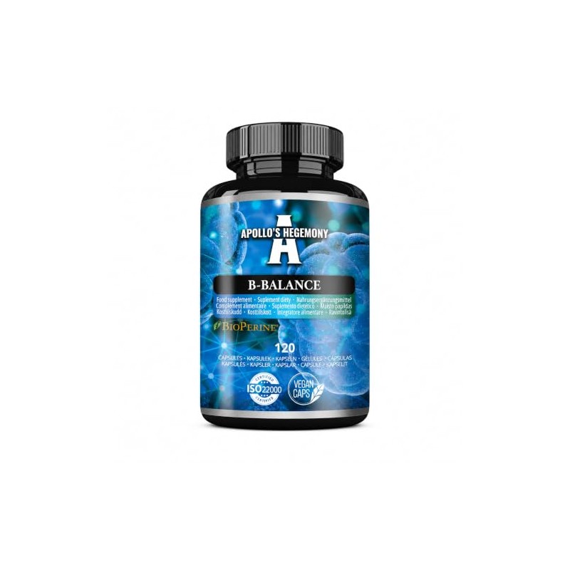 B-Balance 120 Vegan Capsules - Vitamin B Complex Contains Vitamins