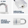 ABUS 80ti/40 40mm Titalium Padlock Keyed KA8012