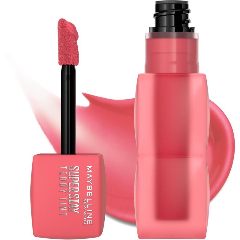 Super Stay Teddy Tint, Matte Lipstick, Maybelline:_Coquettish