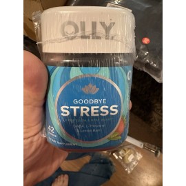 Olly Goodbye Stress Gummies Berry Verbena GABA L-Theanine Lemon Balm 84 Count