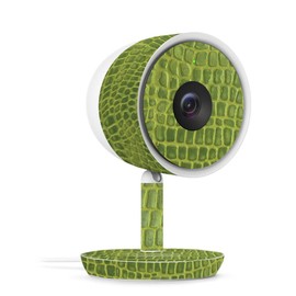 MightySkins Skin Compatible with Nest Cam IQ Indoor Security Camera - Croc Skin | Protective, Durable, and Unique Vinyl Decal wrap Cover | Easy to Apply, Remove, and Change Styles | Made in The USA