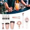 11Pcs/Set Multifunction Stainless Steel Cocktail Shaker Tools Set Bar Bartender