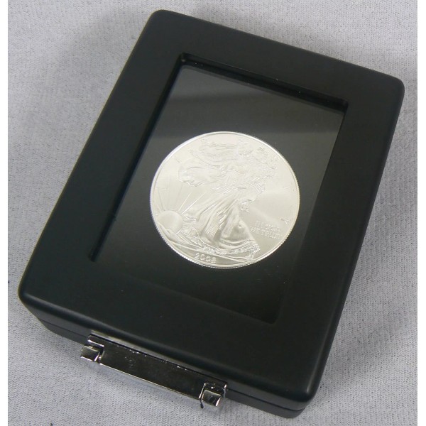 Unbranded MATTE BLACK Wood coin box SMOOTH LOOK with BLACK